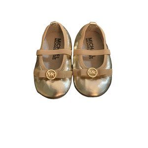 BOGO! Gold Michael Kors and unknown brand Sandals Baby both size 4 infant